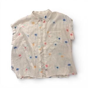 Rails Kids Multicolor Palm Tree Button Down Shirt